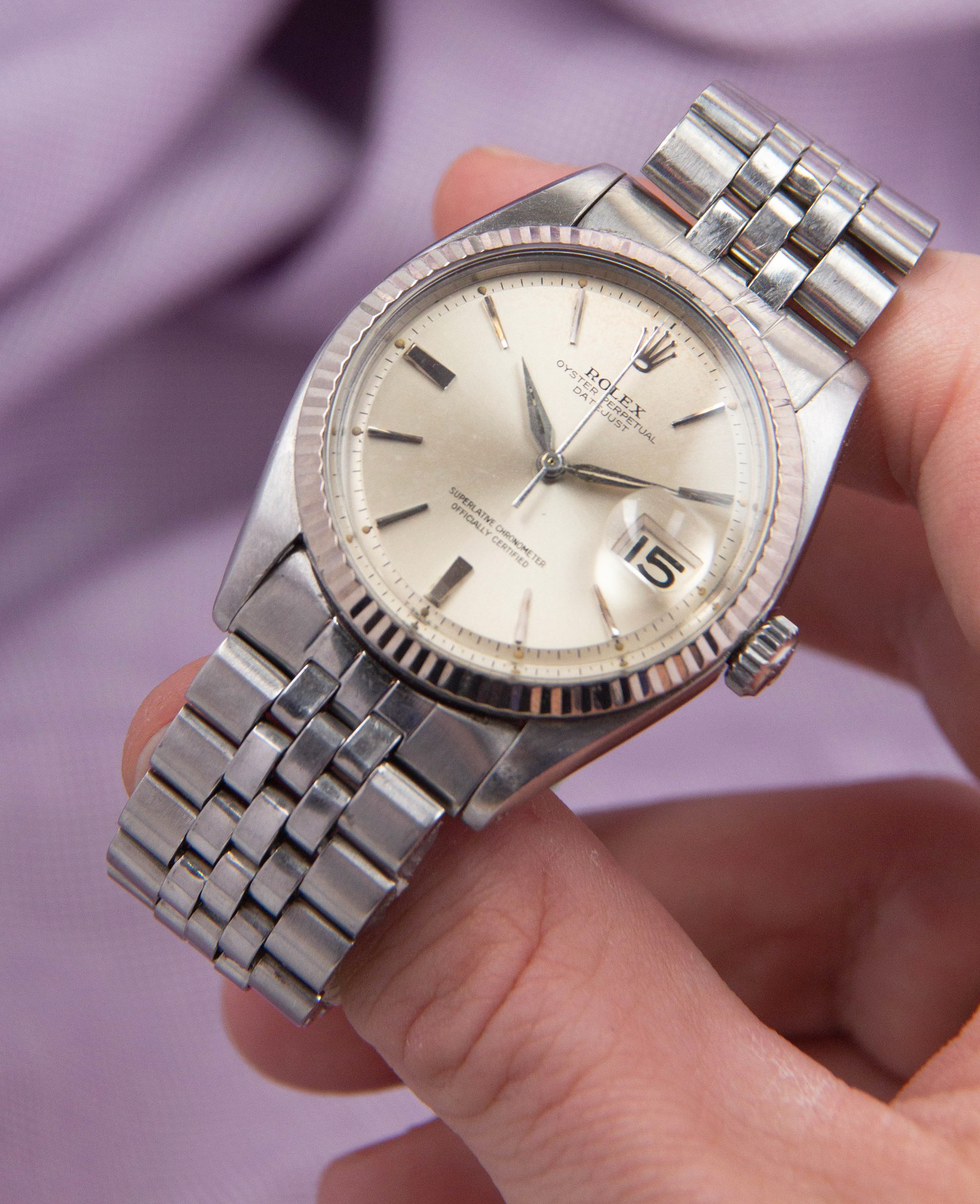 Rolex DateJust 1601 « Dauphine Hands »