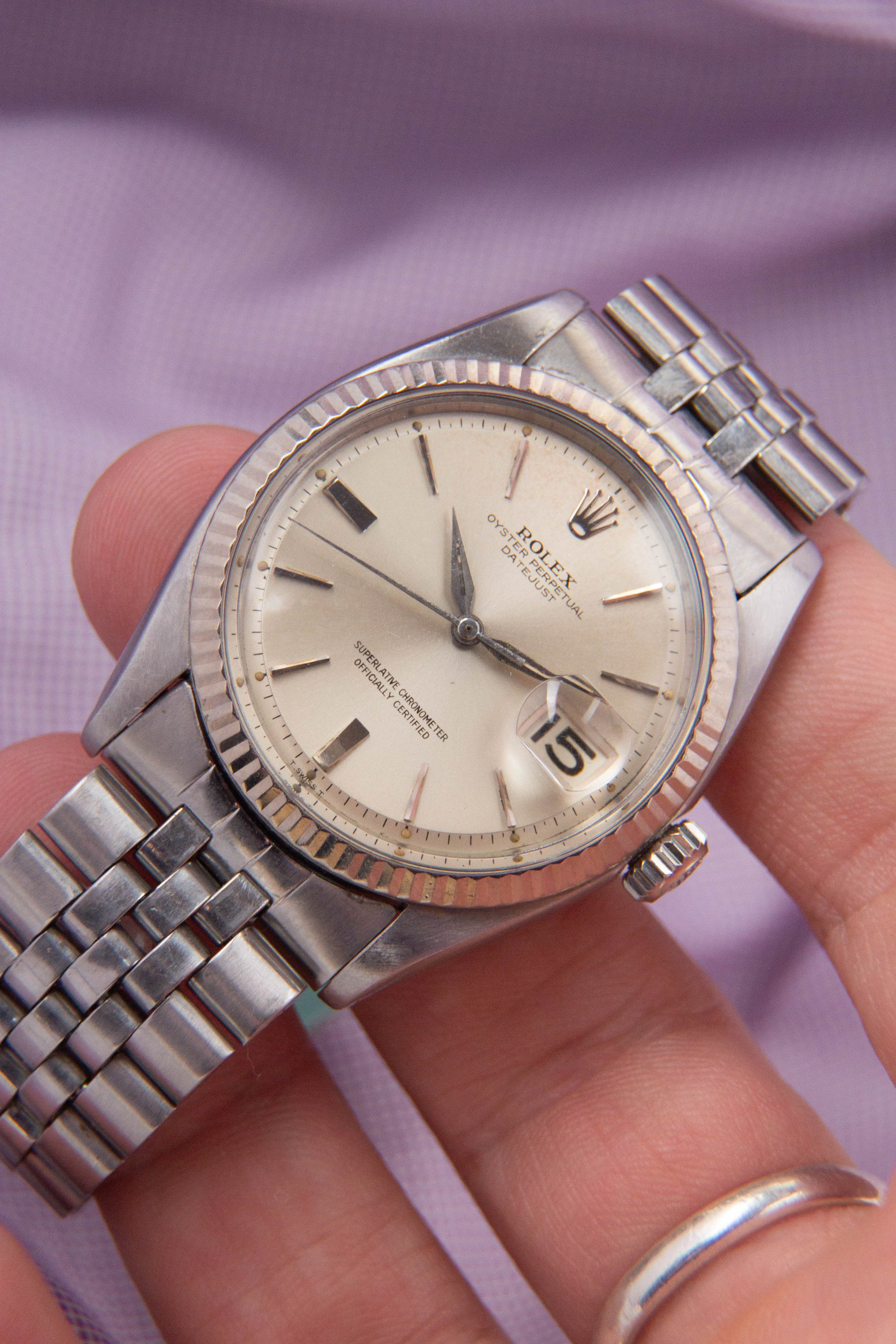 Rolex DateJust 1601 « Dauphine Hands »