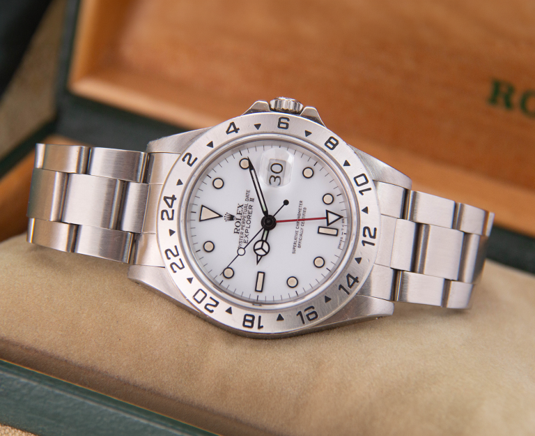 Rolex Explorer Ref. 16570 « Chicchi Di Maïs » — montre de luxe d'occasion