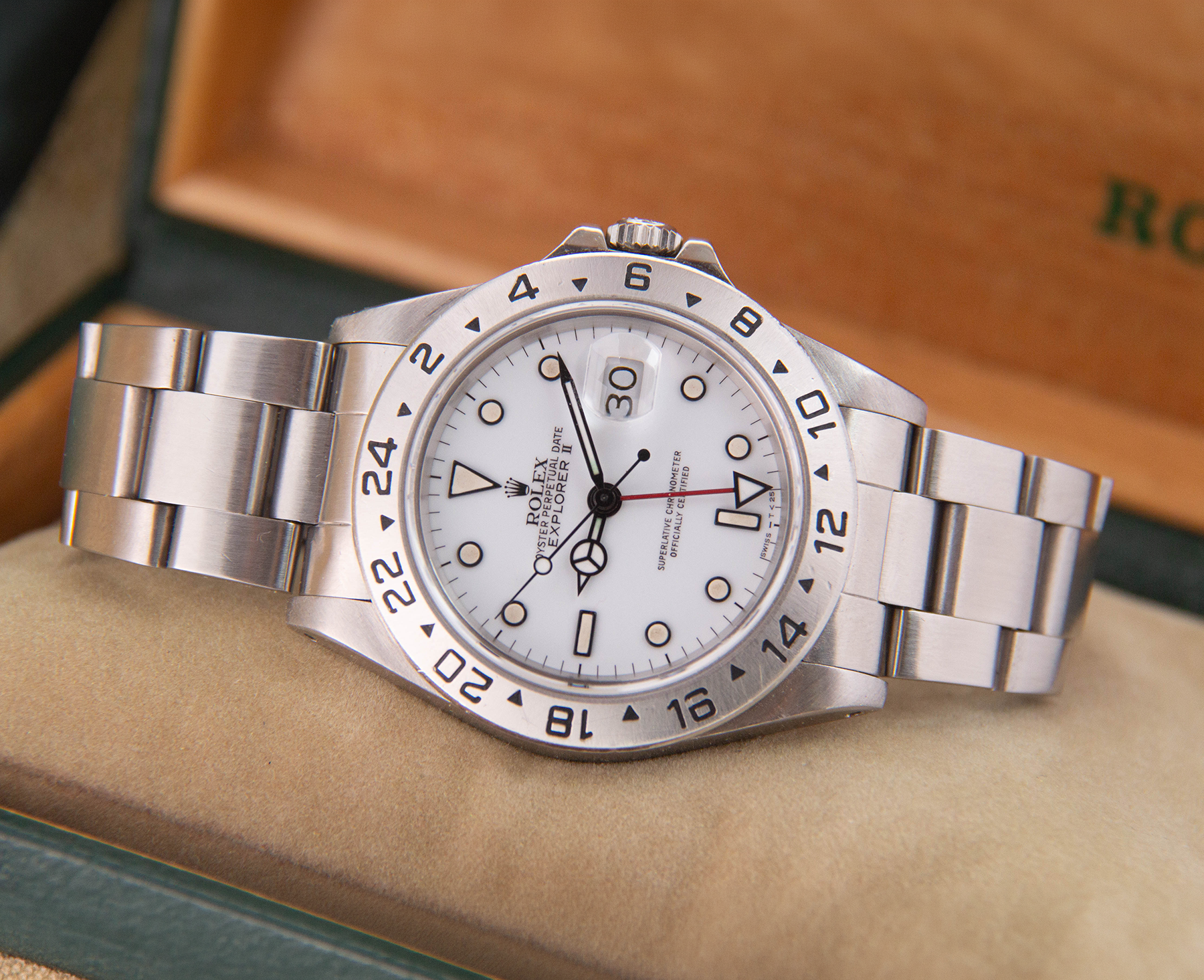 Rolex Explorer Ref. 16570 « Chicchi Di Maïs » — montre de luxe d'occasion