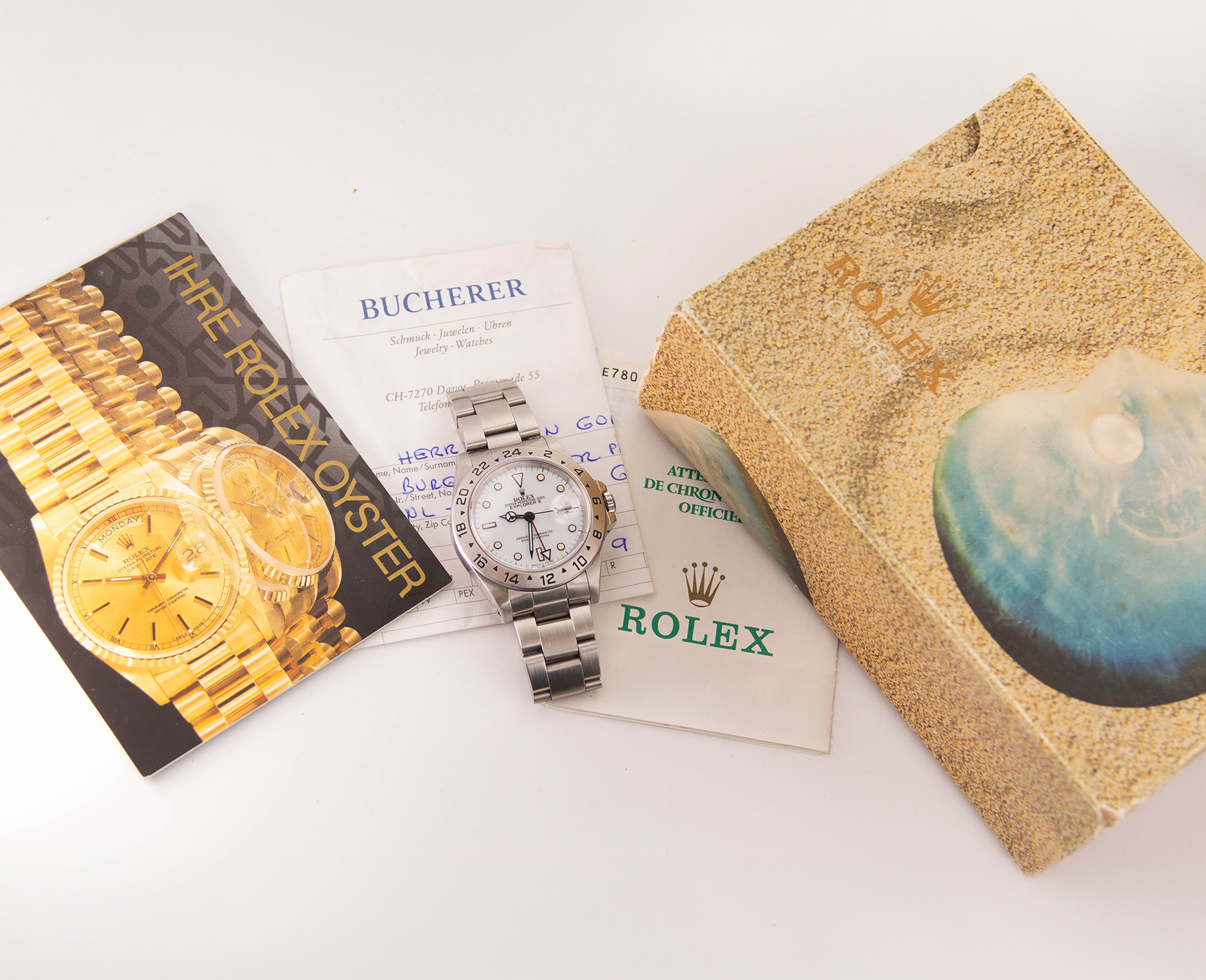 Rolex Explorer Ref. 16570 « Chicchi Di Maïs » — vue 2