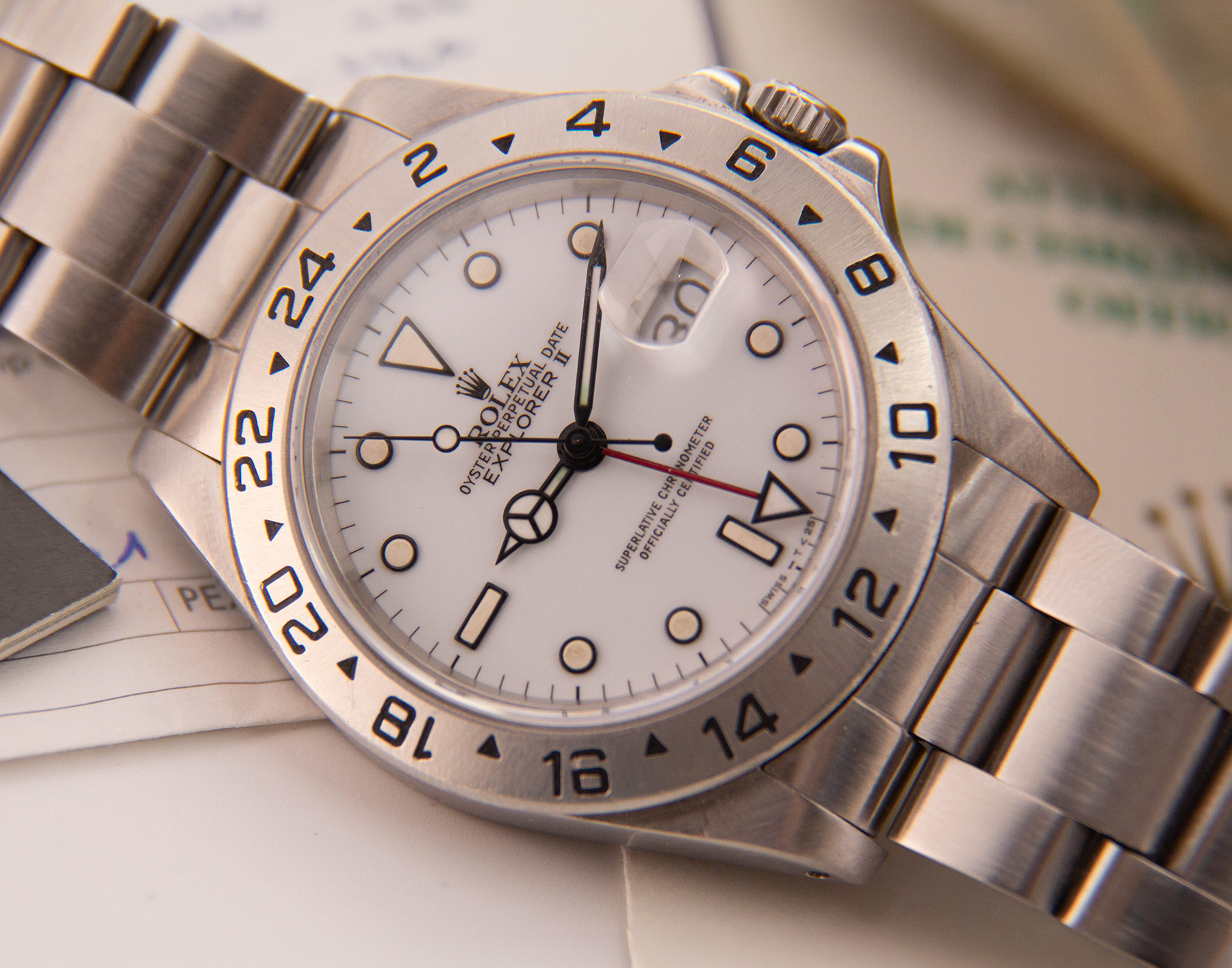 Rolex Explorer Ref. 16570 « Chicchi Di Maïs » — vue 4