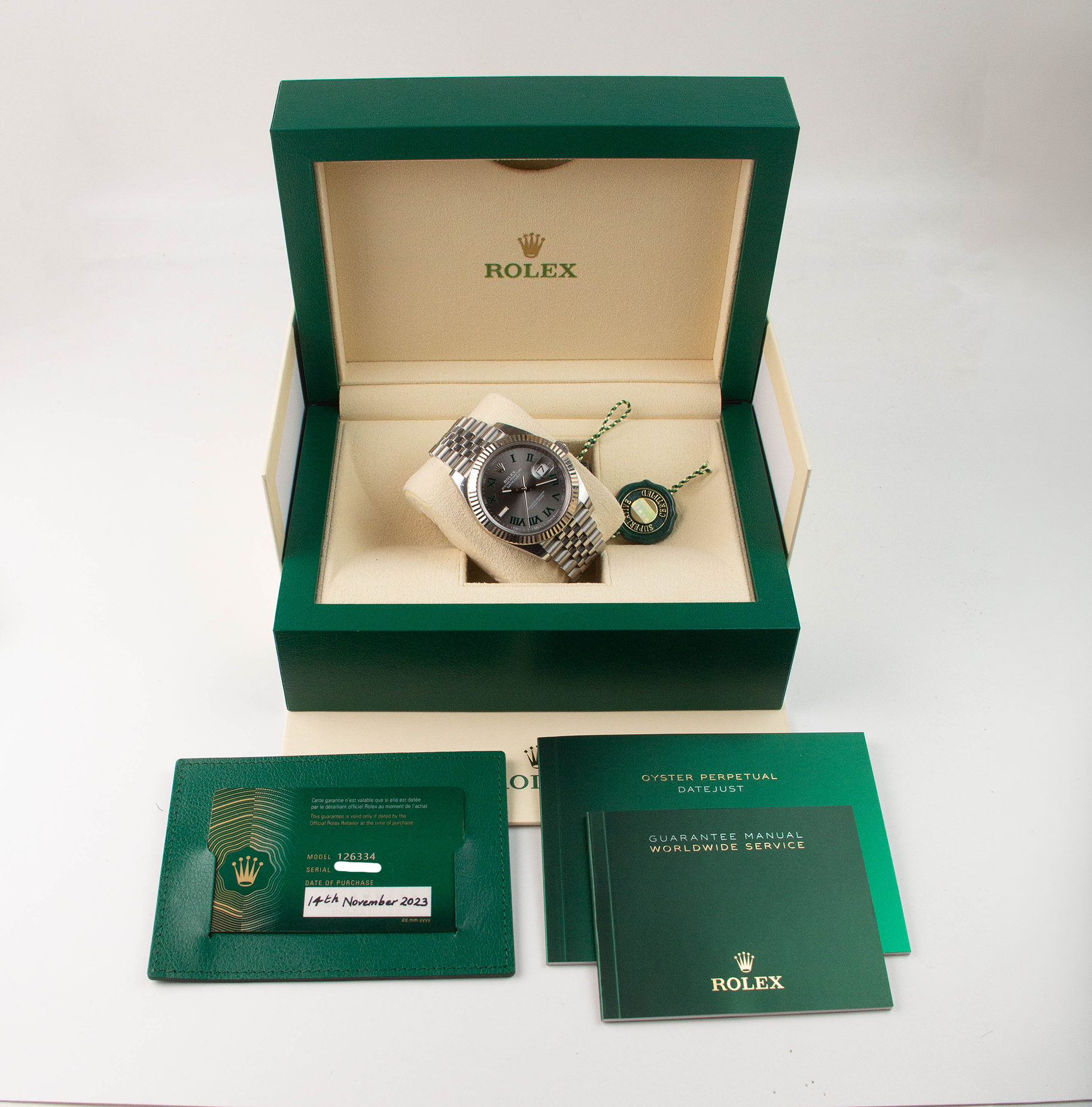 Rolex DateJust 41 « Wimbledon »