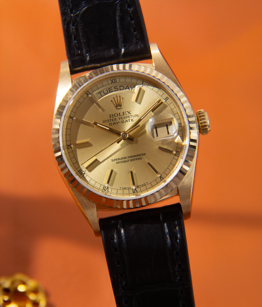 Rolex Day-Date 18038 NOS Condition — montre de luxe d'occasion, vue 4