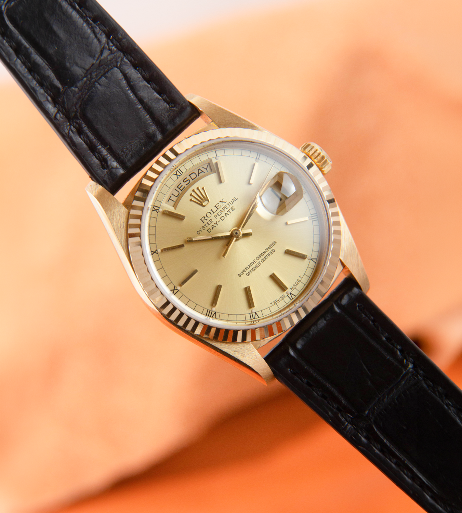 Rolex Day-Date 18038 NOS Condition — montre de luxe d'occasion, vue 6