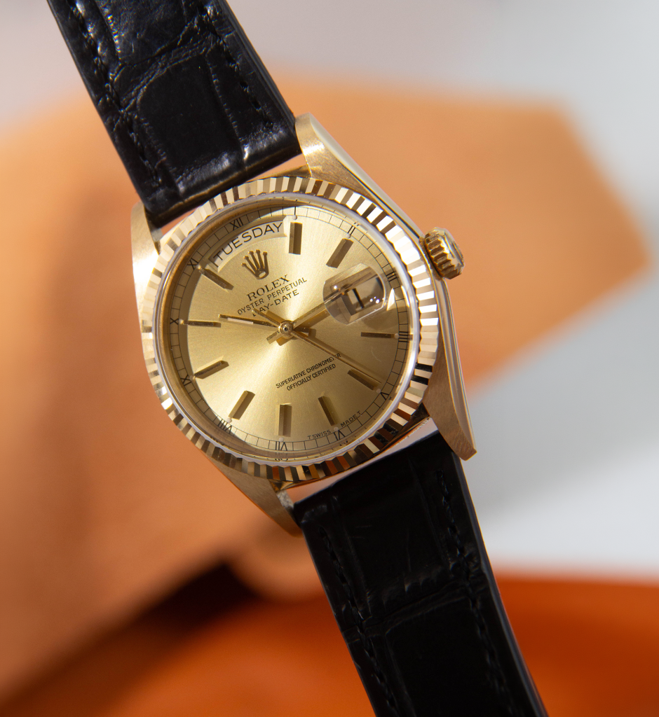 Rolex Day-Date 18038 NOS Condition — montre de luxe d'occasion, vue 7