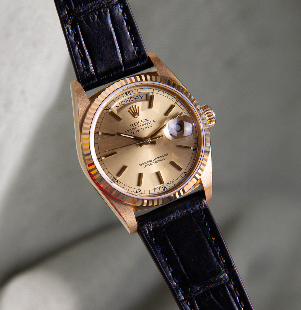Rolex Day-Date 18038 NOS Condition — montre de luxe d'occasion, vue 1
