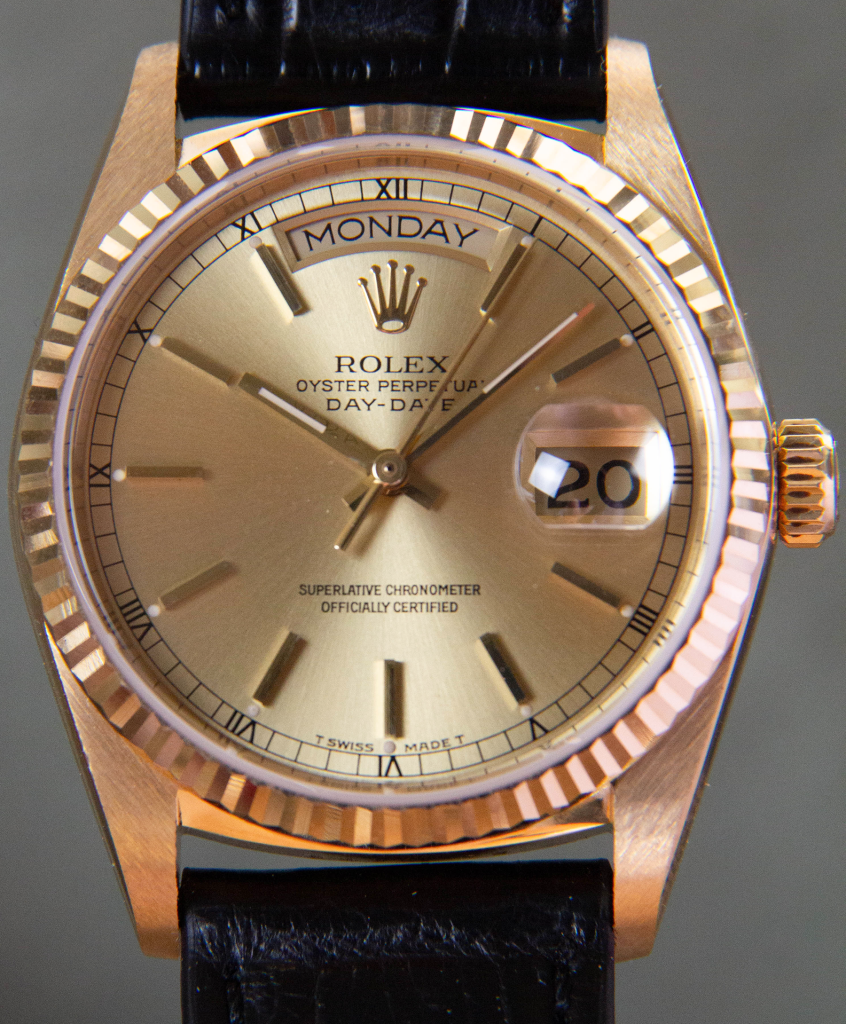 Rolex Day-Date 18038 NOS Condition — montre de luxe d'occasion, vue 2